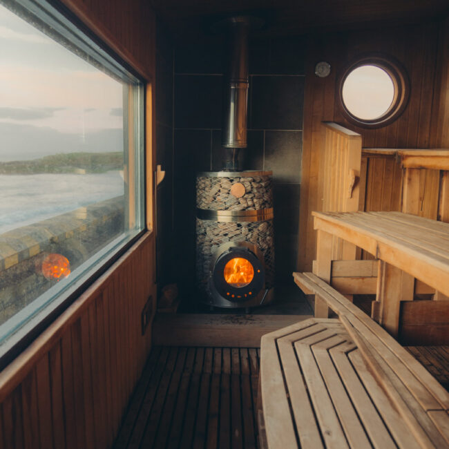Wild Welness Sauna, inside photo