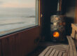 Wild Wellness Sauna wood-fired beach sauna with panoramic sea views in Cork